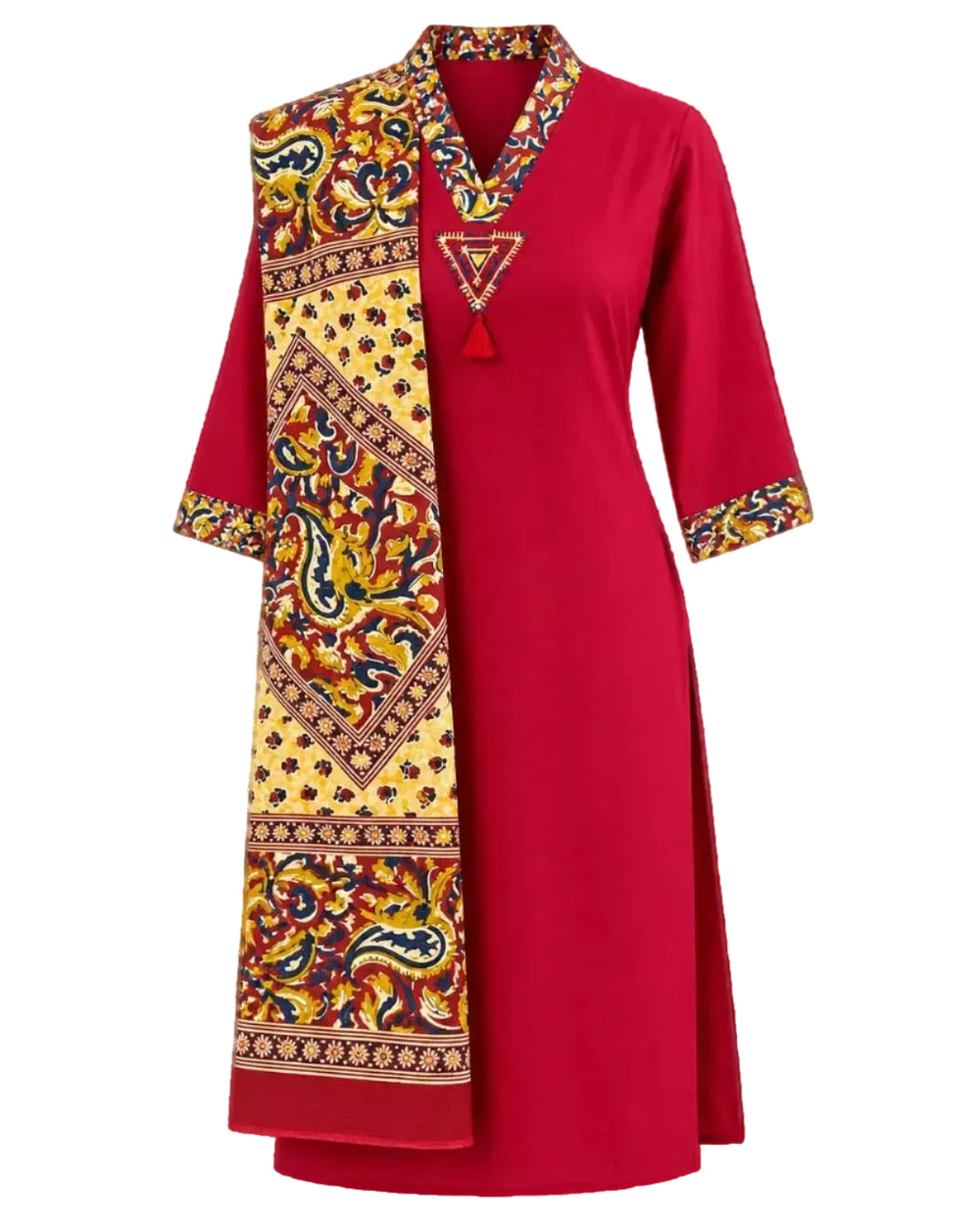Printed Cotton 3 piece churidar set